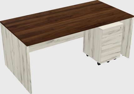 Rectangular desk