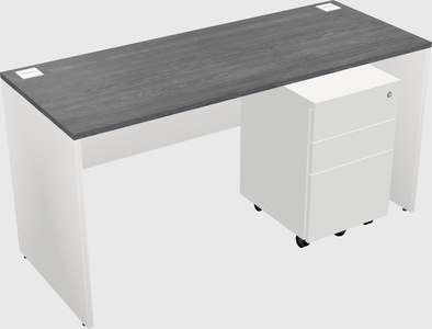 Rectangular desk