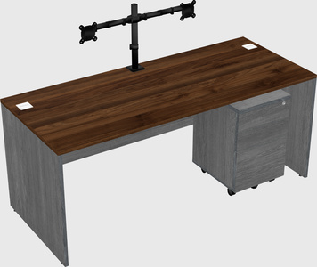 Rectangular desk