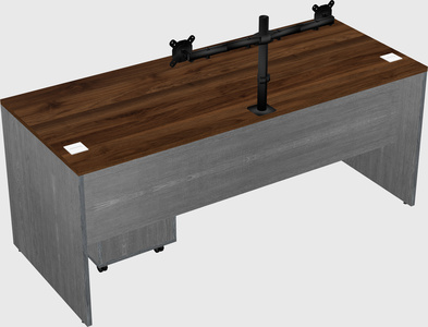 Rectangular desk