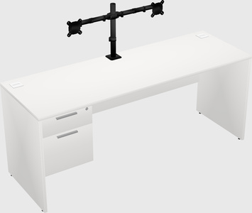Rectangular desk