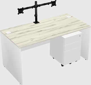 Rectangular desk
