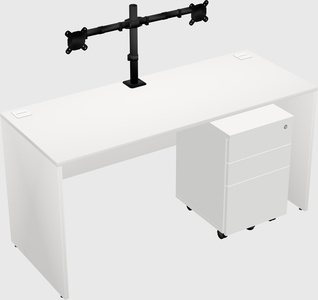 Rectangular desk