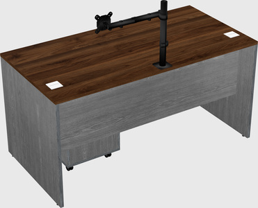 Rectangular desk