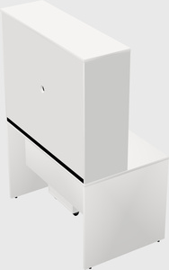 Rectangular desk