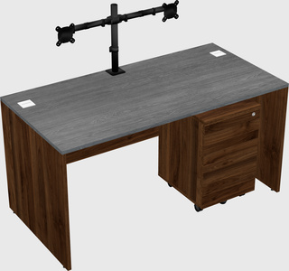 Rectangular desk