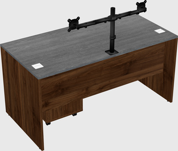 Rectangular desk