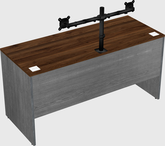 Rectangular desk