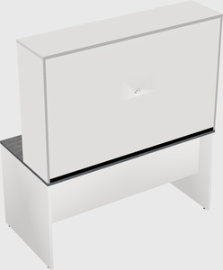 Rectangular desk