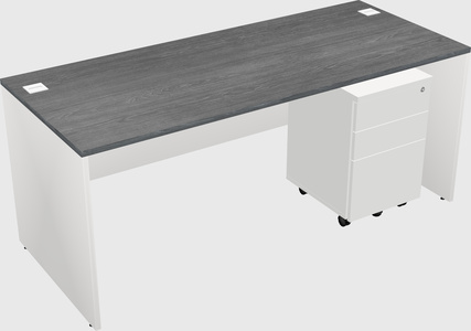Rectangular desk