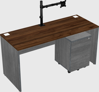 Rectangular desk
