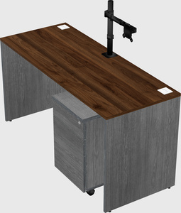 Rectangular desk