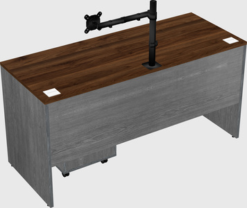 Rectangular desk