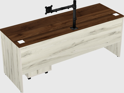 Rectangular desk