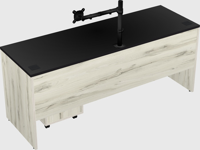Rectangular desk
