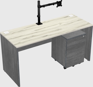 Rectangular desk