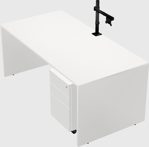 Rectangular desk