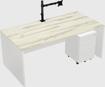 Rectangular desk