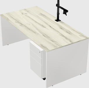 Rectangular desk