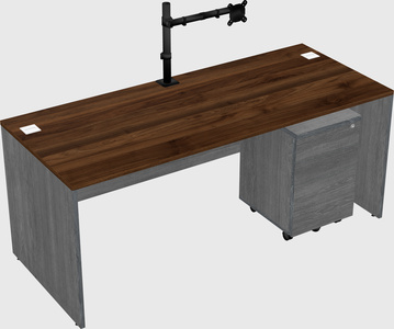 Rectangular desk