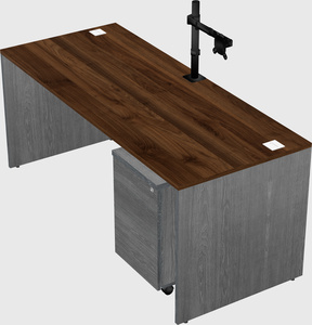 Rectangular desk