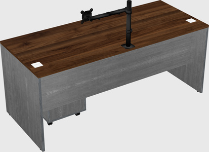 Rectangular desk