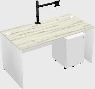Rectangular desk