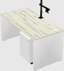 Rectangular desk