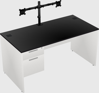 Rectangular desk