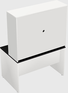 Rectangular desk