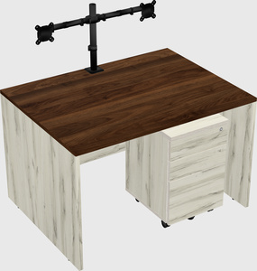 Rectangular desk