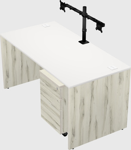 Rectangular desk