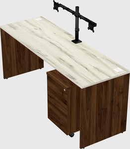 Rectangular desk