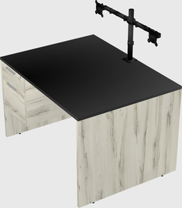 Rectangular desk