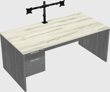 Rectangular desk