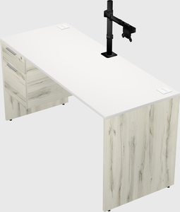 Rectangular desk