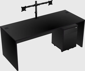 Rectangular desk