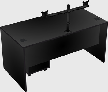 Rectangular desk