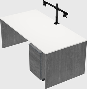 Rectangular desk