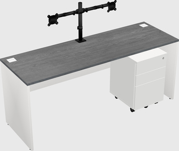 Rectangular desk