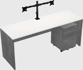 Rectangular desk