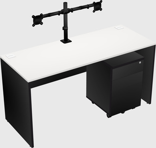 Rectangular desk