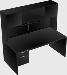 Rectangular desk