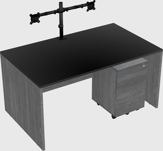 Rectangular desk