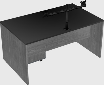 Rectangular desk