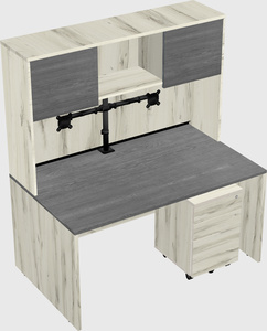 Rectangular desk