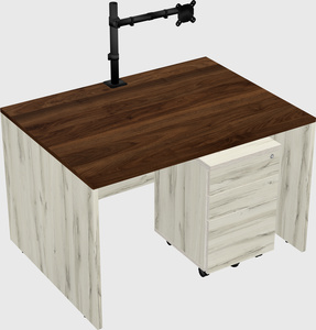 Rectangular desk