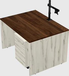 Rectangular desk