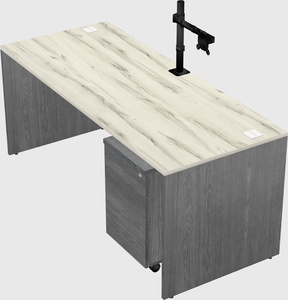 Rectangular desk