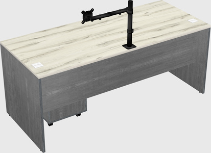 Rectangular desk